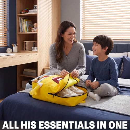 Get Trend Spongebob Squarepants Boys 3D Trolley Bag for Travel & School — view 5
