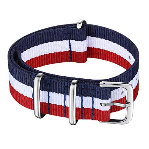 MEGALITH Nylon Watch Strap 8-Pack: One-Piece Multi-Color Replacement Band — view 6