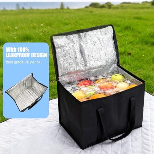 Rilcn Cool Bag 30L Large Insulated Cooler Bag for Picnic Camping — view 4