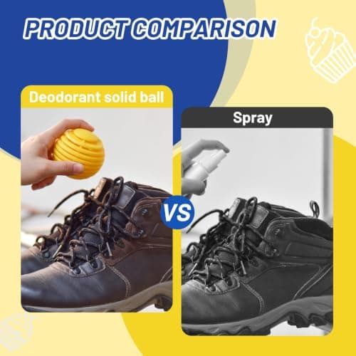 TUBAWD 12PCS Reusable Shoe Deodorizer Balls, Long‑Lasting Botanical Odour Eliminator for Shoes, Trainers, Wardrobes, Cars & Gym Lockers — view 5