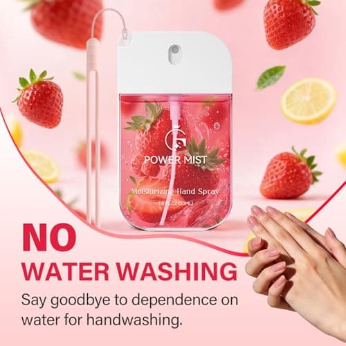 Hand Sanitiser Spray 53ml – Strawberry Hand Sanitizer Spray with Glycerin — view 5