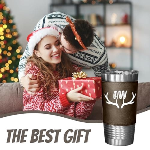 Mocessory Personalised 20oz Leatherette Tumbler Custom Printed Travel Mug — view 5