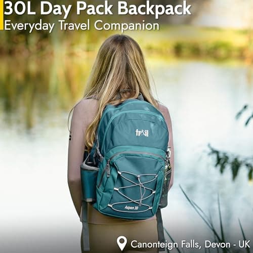Trail Aspen Day Pack Backpack, 30L, Teal — view 2