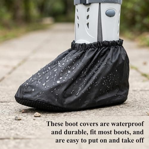 Waterproof Hiking Boot Covers, Reusable Non-Slip Overshoes, 1 Pair — view 5