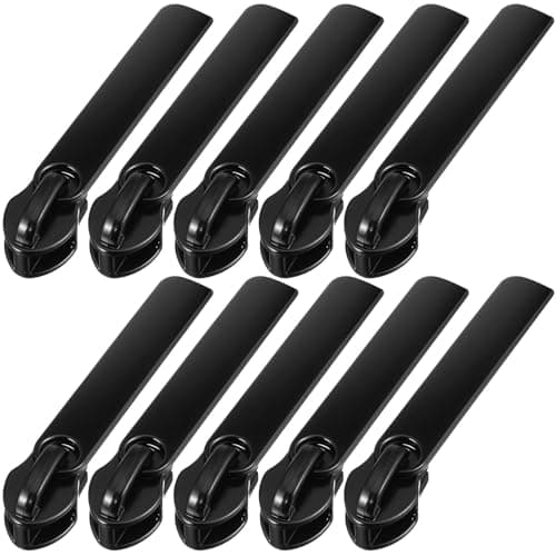 Didiseaon Durable Zipper Slider Repair Kit 10pcs Nylon Replacement Pulls for Travel Bags Offering Explosion Protection for Travelers