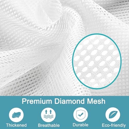 Dmjia 2 Pcs Net Laundry Bags 30 x 40 cm, Mesh Laundry Bags with Drawstring — view 3