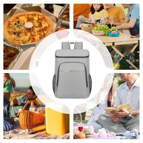 Insulated Backpack Cooler 50L Multi-Compartment Lunch Bag — view 4