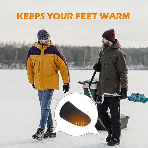 2 Pairs 3mm Neoprene Toe Warmers, L Size Toe Covers Toe Warmer Booties — view 6