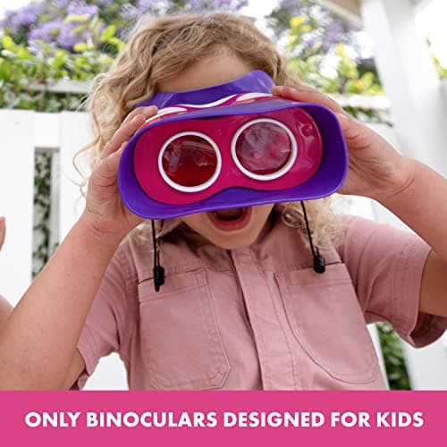 Learning Resources GeoSafari Jr. Kidnoculars Pink Binoculars For Toddlers & Kids, Gift for Toddlers Ages 3+, Childrens Binoculars, Outdoor Play, EYFS Outdoor Resources. — view 2