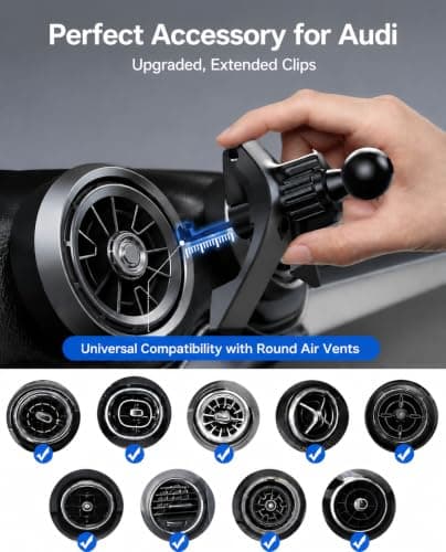 YOSH Audi A1 Phone Holder for Audi A1/A3, Mercedes, Mini Cooper 2013‑2024 — view 2