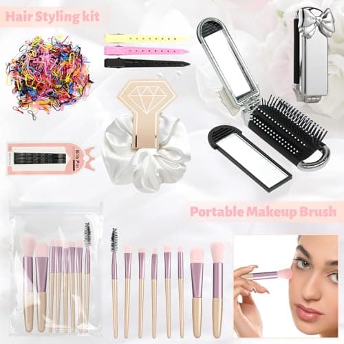 Women's Wedding Emergency Kit for Bride Wedding Survival Set with Makeup Bag, 42 Pc Wedding Daily Travel Essential Items — view 5