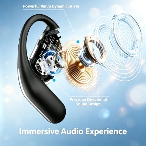 EUUEKathy AI Translator Earbuds, 198 Languages, Bluetooth 6.1, Open-Ear — view 2