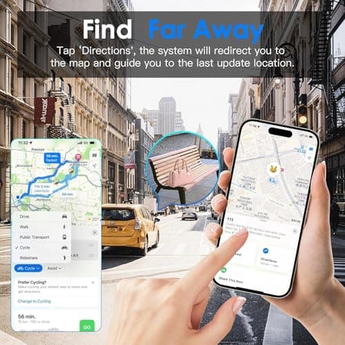 4 Pack Bluetooth Luggage Tracker Key Tracker Work with Find My (iOS Only),Lightweight Item Finders Prevent Loss of Key,Bag,Wallet,Suitcase,IP67 Waterproof and Battery Replaceable — view 5