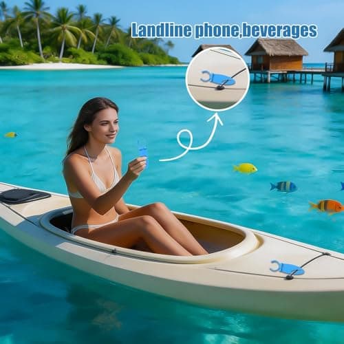 Cup Holder for Paddle Board, Waterproof Non-Slip Universal Drink Holder and Canoe Phone Mount, Heavy-Duty Light 16g Bracket for Inflatable Stand Up Paddleboards Kayaking Fishing Boats — view 2