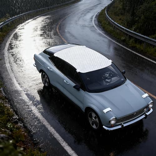 Car Sunroof Protector - Waterproof Car Top Protection Accessories | Sun Protection Roof Cover | for Sleeping Sedans SUVs RVs Road Trips Travel — view 3
