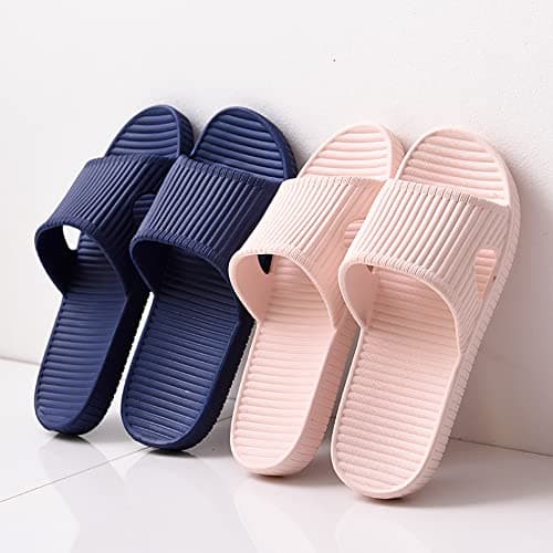 JIJIe Shower slipper, Slippers for Women bathroom or indoor use, anti-slip (Pink UK6/7, EU40/41) — view 5