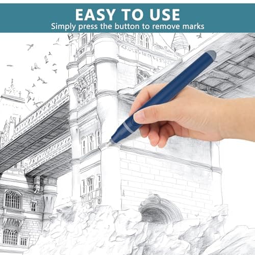Foyucool Electric Eraser for Artists, 220pcs Refills & 2.3/5mm Sizes — view 4