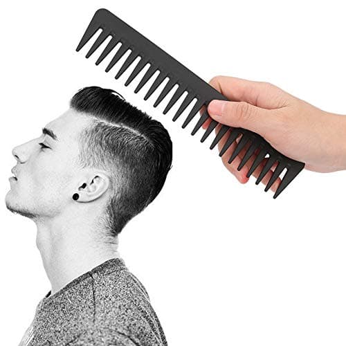 Hair Comb Anti Static Heat Resistant Carbon Fiber Hairdressing Home Salon Tool — view 4