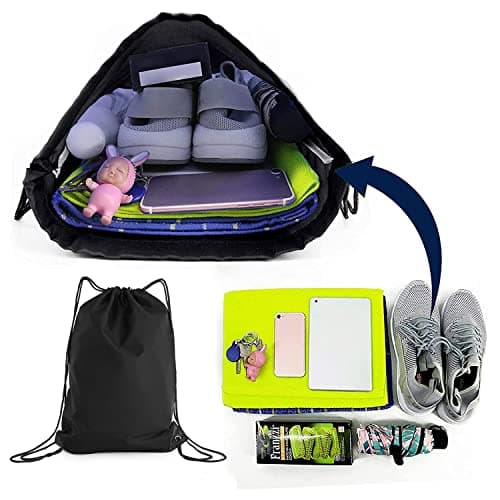 adam & eesa® Unisex Drawstring Gym Bags - Personalised Waterproof Sack with Carry Handles for Mens & Womens - Kids PE Swimming School Bag - Ideal for Beach, Holidays, Shopping, Yoga (7.5L Capacity) — view 6