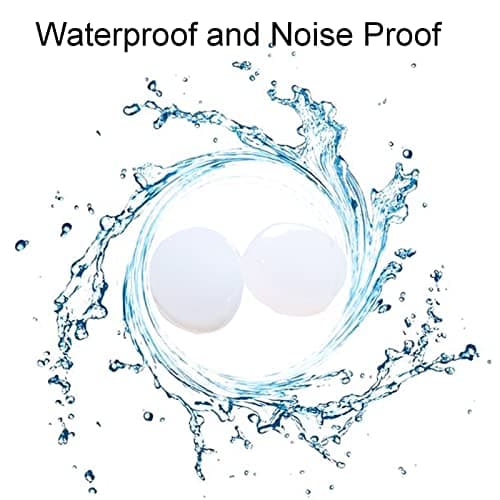 TingDongWei 12 Pack Reusable Silicone Ear Plugs (White) — view 5