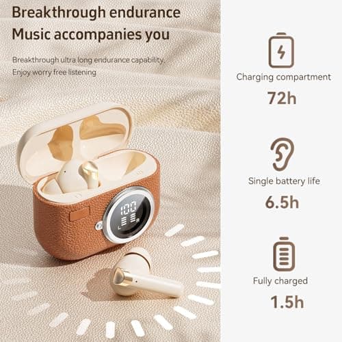 Genérico In-Ear Headphones - Noise Cancelling Wireless Headphones, LED Box | Sports for Workouts Travel Jogging Gym, Cover Tablet A — view 4