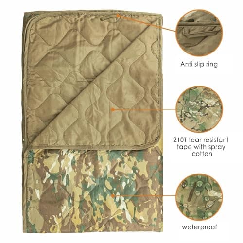 Down Camping Blanket,Packable Large Outdoor Travel Blanket Backpacking Quilt, Lightweight Warm Quilt for Camping Stadium, Beach, Airplane — view 6