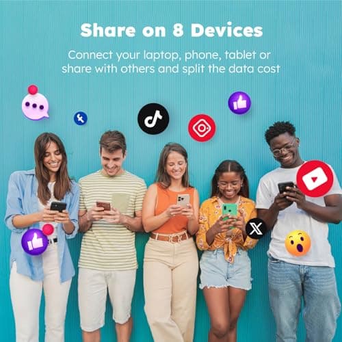 GlocalMe UPP 4G Mobile WiFi Hotspot, No SIM required, no roaming fees, MiFi Router with 1GB global Data, superlight 113g, Portable WiFi device for Travel in 200+ Countries (Blue) — view 4