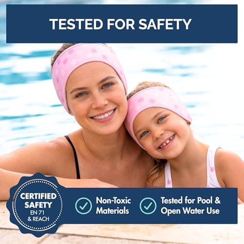 Limmys Swimming Headband for Kids and Adults – Non-Slip Neoprene Ear Band — view 5