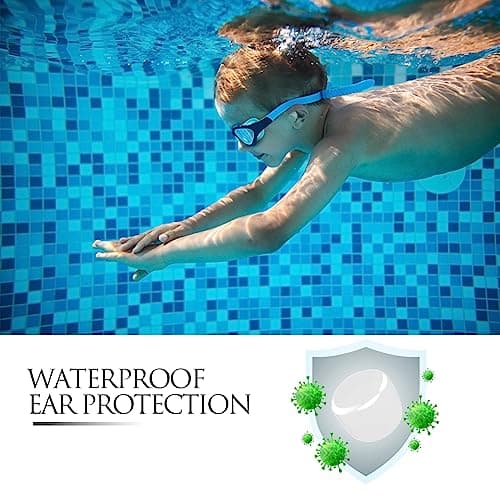 8 Pairs Silicone Ear Plugs for Sleeping, Reusable Waterproof Moldable SNR = 27dB Noise Cancelling Premium EarPlugs for Sleeping, Shooting, Airplanes, Concerts, Mowing, Studying, Swimming(White) — view 4