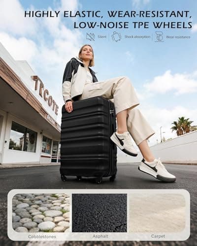 COOLIFE Large Suitcase 28 Inch, Extra Large Hardshell Luggage with TSA Lock — view 3