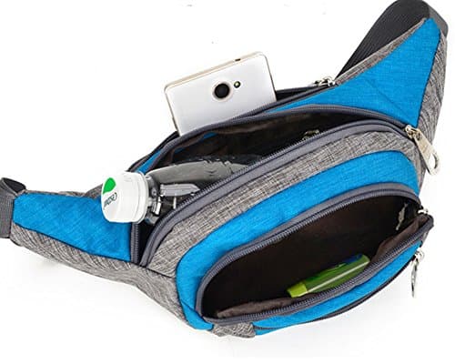Travel Pouch Compact Security Money Waist Belt Superior Anti-Theft Protection and Comfort Sky Blue — view 5