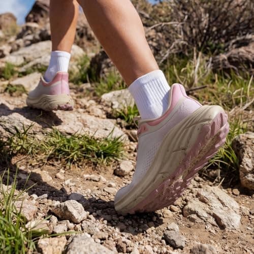 NORTIV 8 Women's Slip On Trail Running Hiking Shoes,Light Pink,6 — view 2