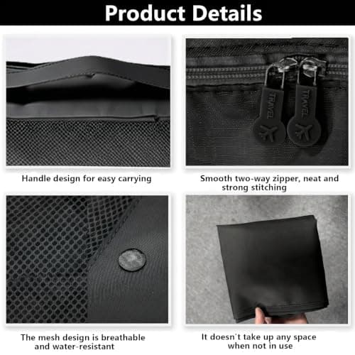 6 PCS Large Packing Cubes, Lightweight Luggage Packing Organizers Cubes — view 3