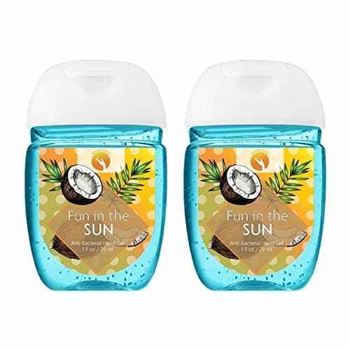 HANDIGEL Pocket Size Antibacterial Hand Sanitiser Gel, 29ml (2x Fun in the Sun) - Premium Travel Hygiene & Everyday Cleansing Protection