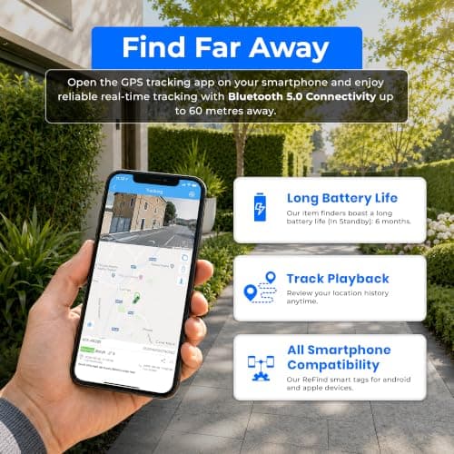 ReFind R2 Smart Tracker for Android and iPhone, Pink — view 4