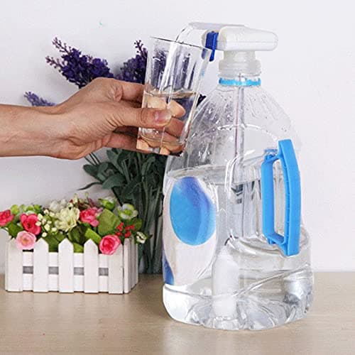 Angzhili 2Pcs Automatic Drink Dispenser for Tap Milk Dispenser Water Beer, Electric Drink Tap Spill Proof Portable Electric for Outdoor Home Kitchen Party (White) — view 4