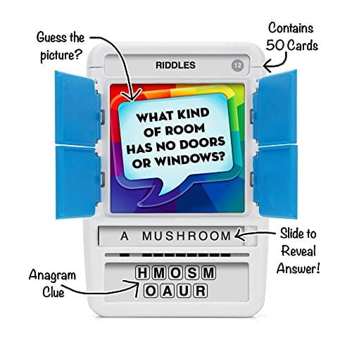 100 PICS Riddles Travel Game - Family Brain Teasers, Pocket Puzzles For Kids And Adults — view 2