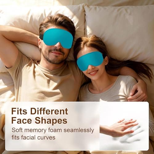 Gritin 100% Blackout Sleep Eye Masks for Women&Men, Side Sleepers Friendly — view 5