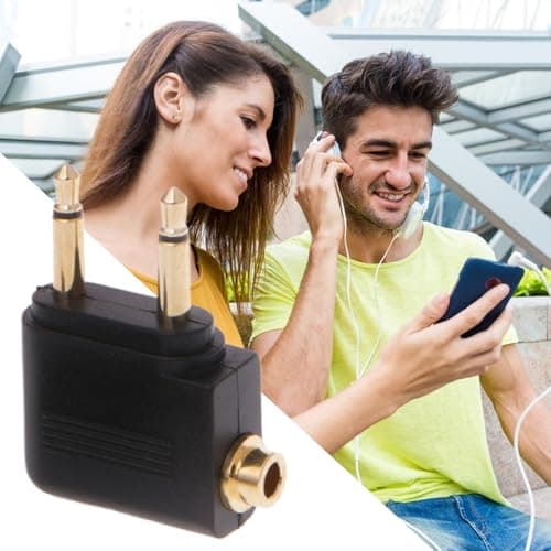 International Plug Adapter Compact Aviation Headset Intercom Audio Video — view 5