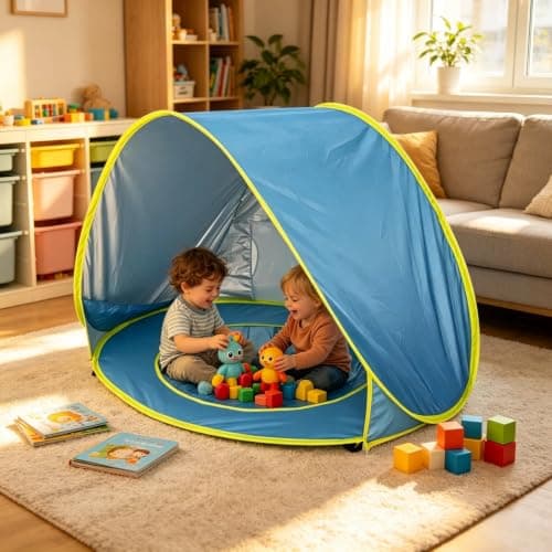 Morofme Pop Up Baby Beach Tent with Pool, Baby Sun Shade Shelter All-Round UPF 50+ UV protection, Portable Beach Tent Pop Up, Outdoor Shade kid Baby Tents for Family Garden Camping Park Lawn Backyard — view 6