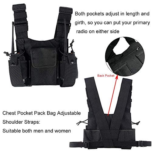 CLAPE Multifunctional Chest Bag Small Chest Rig Pack for Mens Women — view 3