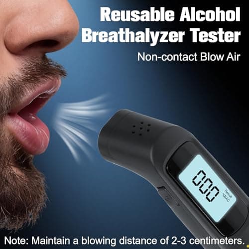 PopuLike Professional Alcohol Breathalyzer, Portable Alcohol Tester — view 2