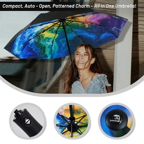 SY COMPACT Travel Umbrella Windproof Automatic Unbreakable UV Protection — view 5