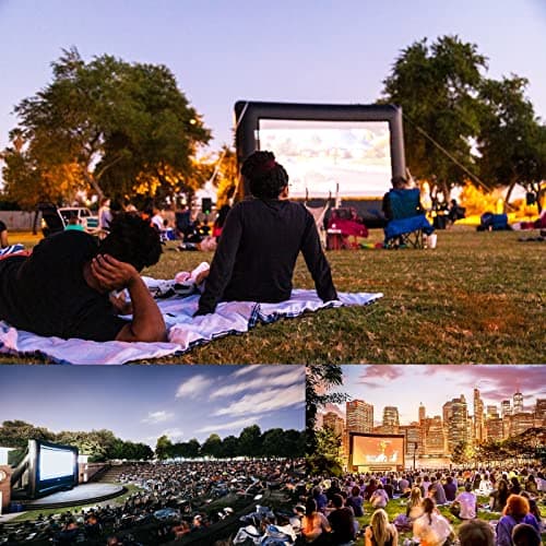 staelea 16ft Inflatable Movie Projector Screen, Indoor and Outdoor Projector Screen with Carry Bag for Front and Rear Projection — view 6