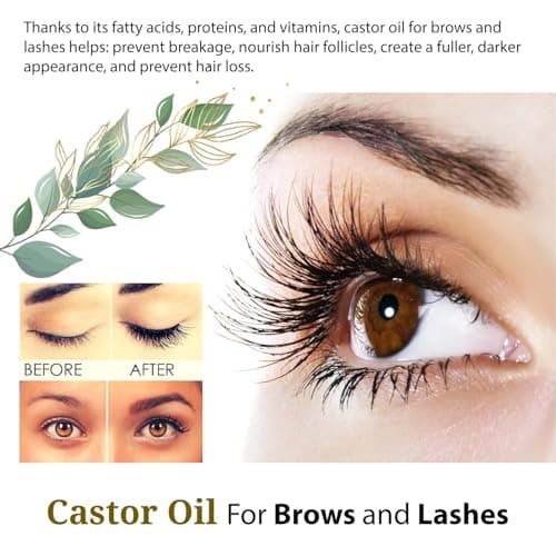 Organic Castor Oil – 100% Pure & Natural Moisturising Oil for Hair, Skin, Nails & Massage – Earthy Grounding Aroma – Glass Bottle – 20ml — view 2