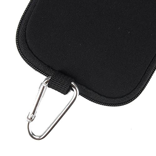 K-S-Trade Protective Case For Nokia T20 Wi-Fi Neoprene Sleeve Compatible With Nokia T20 Wi-Fi Protective Case Holster Belt Bag Travel Pouch Slim Clip, Small, Light, Compact, Easy To Clean - Black — view 3