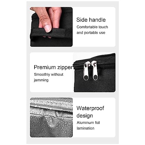 Rolling Cooler Bags 43 Litres, Collapsible Insulated & Leakproof Soft Cool Bag on Wheels, Waterproof with Dual Zipper, Oxford Cloth, Perfect for Camping, Picnics, BBQs & Beach Trips — view 6