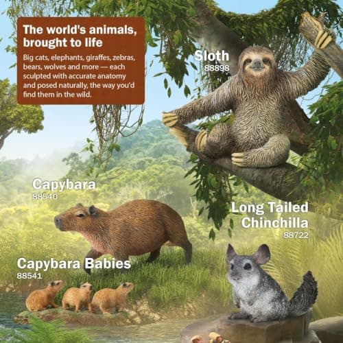 CollectA Wild Life Playbook - Mini Animal Playset, Realistic Figures & Models, Travel Toys & Portable Playsets, Gifts For Toddlers & Kids, Age 3 Years Old + — view 3