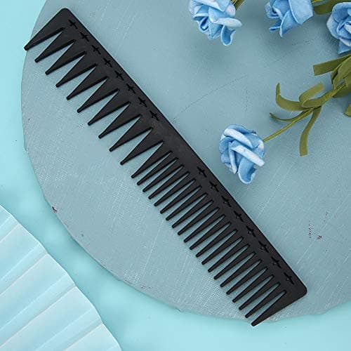 YYALYYON for Hair Styling, Carbon Fiber Material, Anti-Static, High Temperature Resistant, Wide and Dense Tooth Design, for All Hair Types — view 3