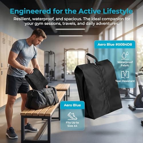 Xygobla 8 Pcs Travel Shoe Bags Waterproof Storage — view 4